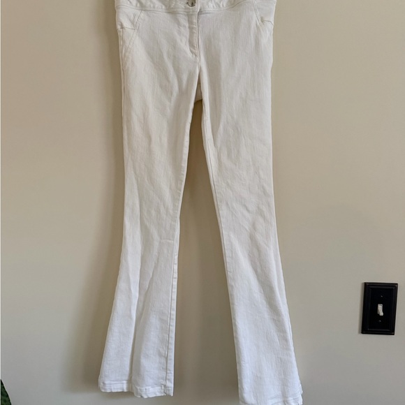 Veronica Beard White Flare Jeans - Picture 3 of 14